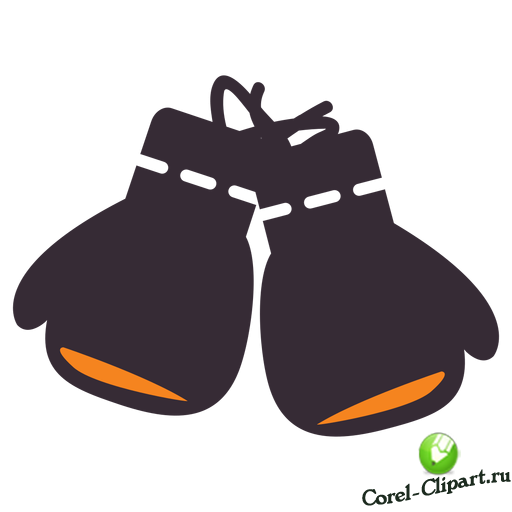 Боксерские перчатки в векторе