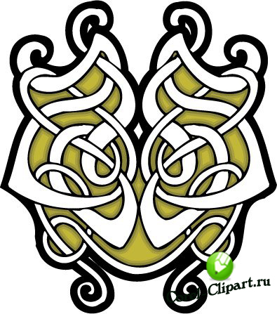 Кельтские орнаменты - векторные клипарты