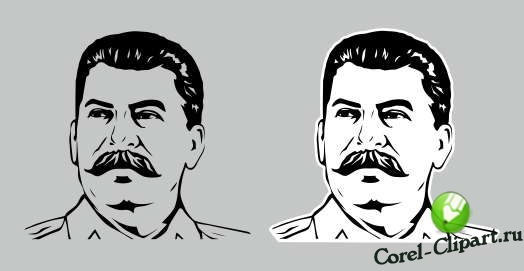 товарищ Сталин в векторе